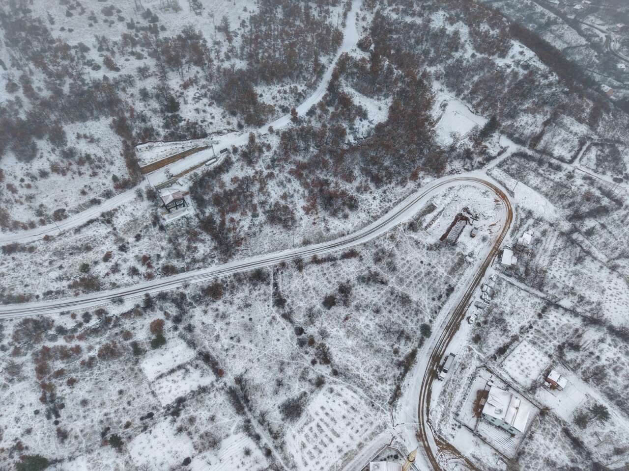 Konya’nın bu ilçesine kar çok yakıştı 4